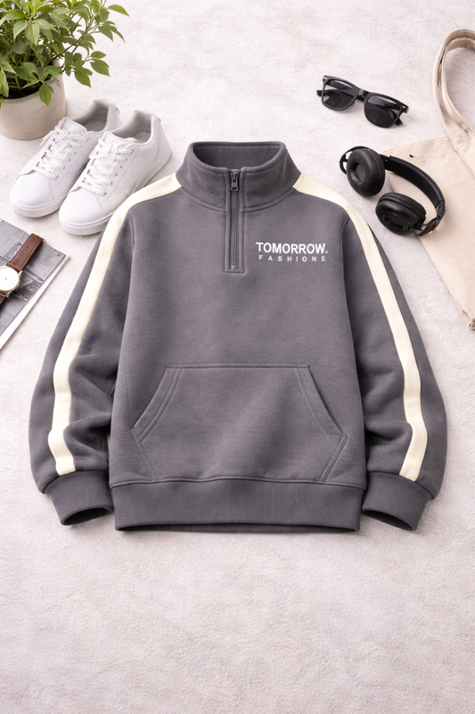 Tomorrow Fashion Zip Sweatshirt