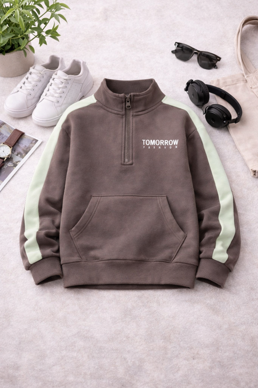 Tomorrow Fashion Zip Sweatshirt