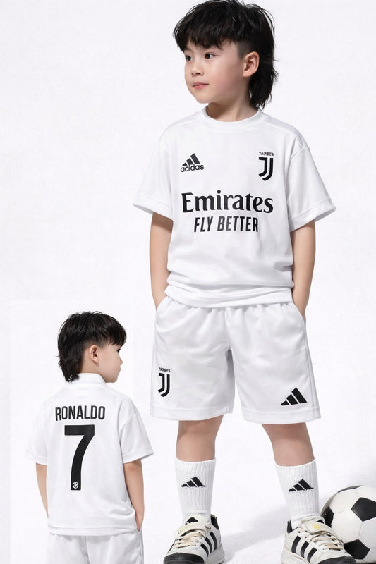 Kids Football Jersey T-Shirt & Shorts Set